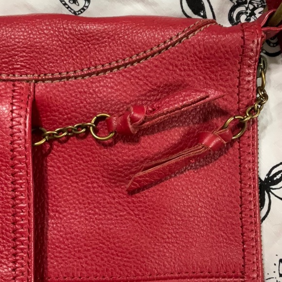 The SAK red leather crossbody - Picture 14 of 16